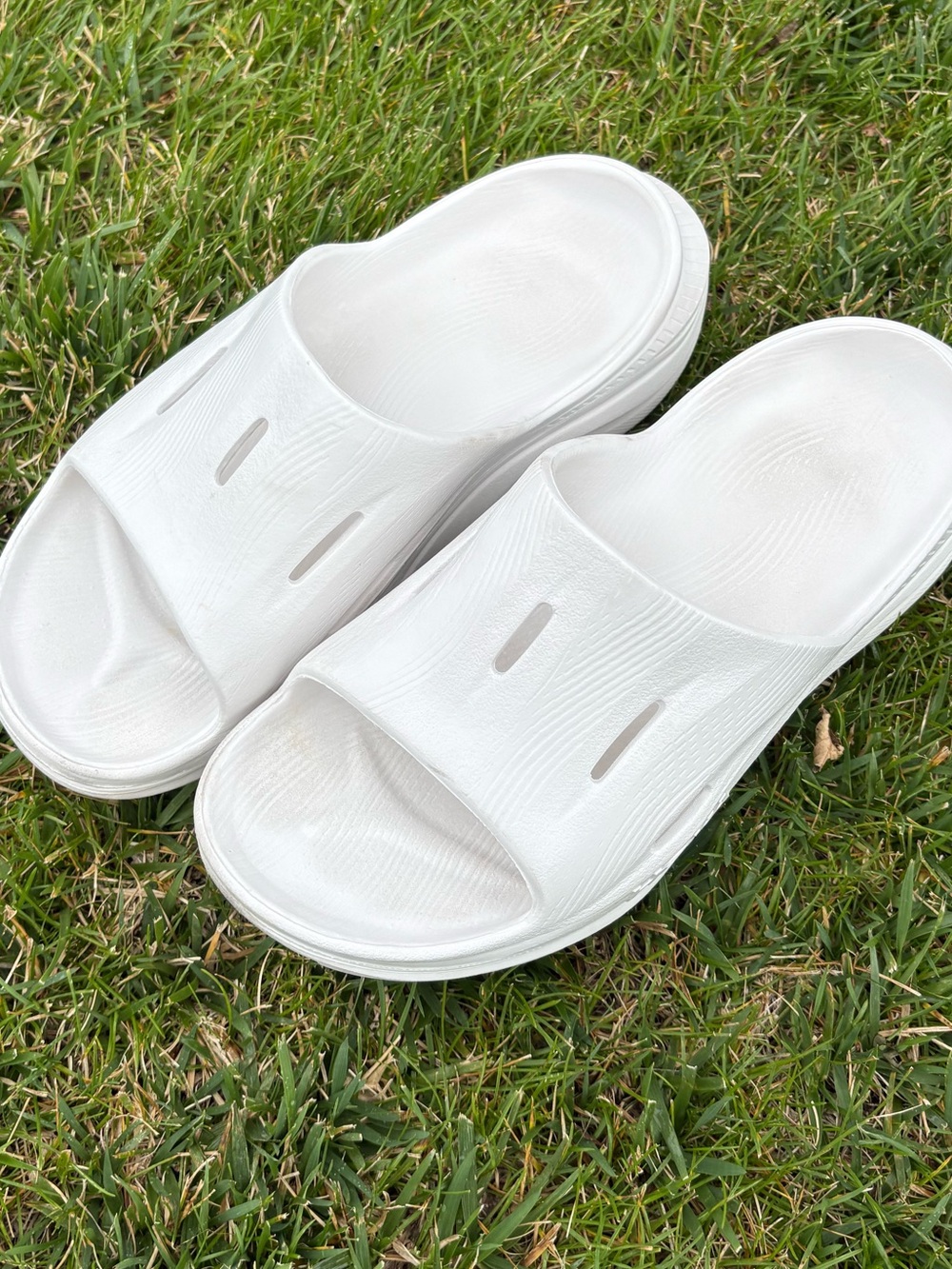 Hoka Ora Recovery Slides - White
